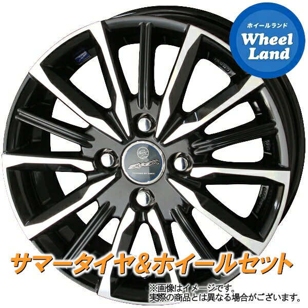 【1日(土)ワンダフル&クーポン!!】【タイヤ交換対象】ダイハツ ミラジーノ L650系 KYOHO スマック ヴァルキリー サファイアBKポリッシュ ダンロップ エナセーブ RV505 155/65R14 14インチ サマータイヤ ホイール セット 4本1台分