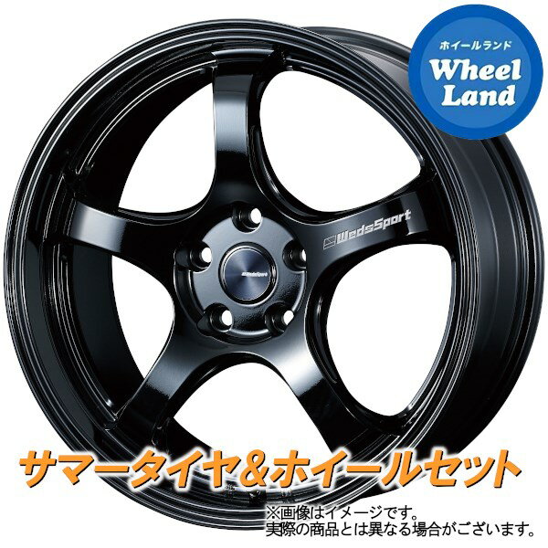 【20日(月)クーポンでお得!!】【タイヤ交換対象】ニッサン スカイラインGT-R BNR34 WEDS ウェッズスポーツ RN-05M グロスブラック ダンロップ ディレッツァ DZ102 265/35R18 18インチ サマータイヤ ホイール セット 4本1台分