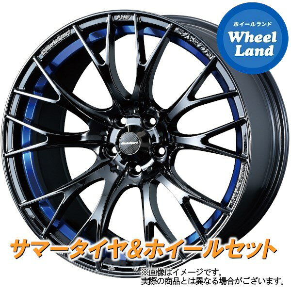 【20日(月)クーポンでお得!!】【タイヤ交換対象】トヨタ アリオン 240系 WEDS ウェッズスポーツ SA-20R ブルーライトクローム2 ブリヂストン ポテンザ S007A 215/45R17 17インチ サマータイヤ ホイール セット 4本1台分