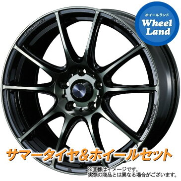 【15日(金)クーポンあります!!】【タイヤ交換対象】マツダ アテンザセダン GG系 WEDS ウェッズスポーツ SA-25R ウォースブラッククリアー ヨコハマ アドバン Sport V103 215/45R18 18インチ サマータイヤ ホイール セット 4本1台分