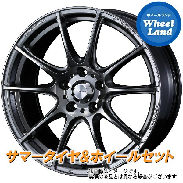 【15日(月)今月最大のチャンスです!】【タイヤ交換対象】トヨタ クラウンロイヤル 200系 WEDS ウェッズスポーツ SA-25R プラチナムシルバーブラック ダンロップ ディレッツァ DZ102 215/55R17 17インチ サマータイヤ ホイール セット 4本1台分