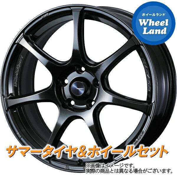 【20日(月)クーポンでお得!!】【タイヤ交換対象】トヨタ アリオン 240系 WEDS ウェッズスポーツ SA-75R ハイパーブラッククリア2 ヨコハマ ブルーアース RV RV-03 215/45R17 17インチ サマータイヤ ホイール セット 4本1台分