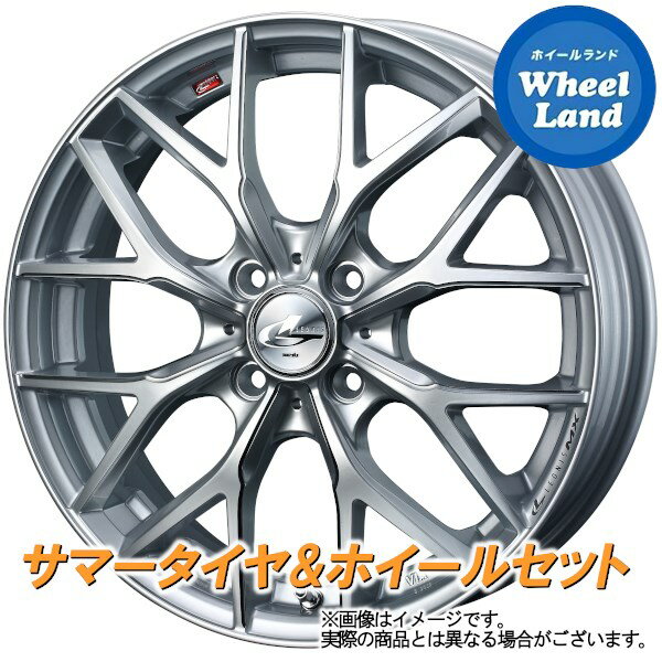 【20日(月)クーポンでお得!!】【タイヤ交換対象】スバル デックス M401F WEDS レオニス MX ハイパーシルバーIII/SCマシニング BS ポテンザ アドレナリンRE004 205/40R17 17インチ サマータイヤ ホイール セット 4本1台分