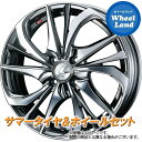 【10日(金)はお得な日!!】【タイヤ交換対象】ダイハツ ミラ カスタム L275,285系 WEDS レオニス TE ブラックメタルコート/ミラーカット ダンロップ ディレッツァ Z3 165/50R16 16インチ サマータイヤ ホイール セット 4本1台分