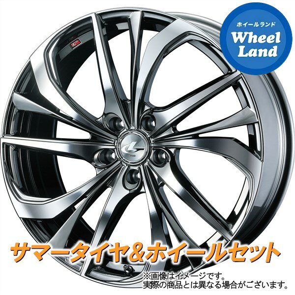 【20日(月)クーポンでお得!!】【タイヤ交換対象】スバル レガシィツーリングワゴン BP系 WEDS レオニス TE ブラックメタルコート/ミラーカット ヨコハマ ブルーアース GT AE51 215/45R18 18インチ サマータイヤ ホイール セット 4本1台分