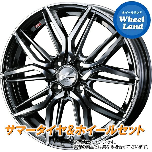 【1日(土)ワンダフル&クーポン!!】【タイヤ交換対象】ダイハツ ミラジーノ L650系 WEDS レオニス LM BMC/ミラーカット トーヨー トランパス Lu-K 165/50R16 16インチ サマータイヤ ホイール セット 4本1台分