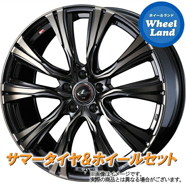 【25日(土)はお得な日 】【タイヤ交換対象】ホンダ CR-Z ZF1 WEDS レオニス VR PBMC／チタントップ ダンロップ ビューロ VE304 205/45R17 17インチ サマータイヤ ホイール セット 4本1台分