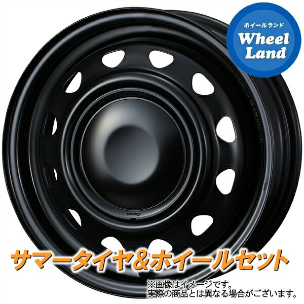 【5日(水)クーポンあり!!】【タイヤ交換対象】ダイハツ ミラジーノ L650系 WEDS スチール ネオキャロ セミマットBK/BKキャップ ブリヂストン レグノ GR-Leggera 155/65R14 14インチ サマータイヤ ホイール セット 4本1台分