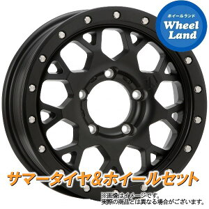 【31日～1日48時間クーポン!!】【タイヤ交換対象】マツダ AZオフロード JM23W MLJ エクストリームJ XJ04 サテンブラック ヨコハマ ジオランダー AT G015 175/80R16 16インチ サマータイヤ ホイール セット 4本1台分