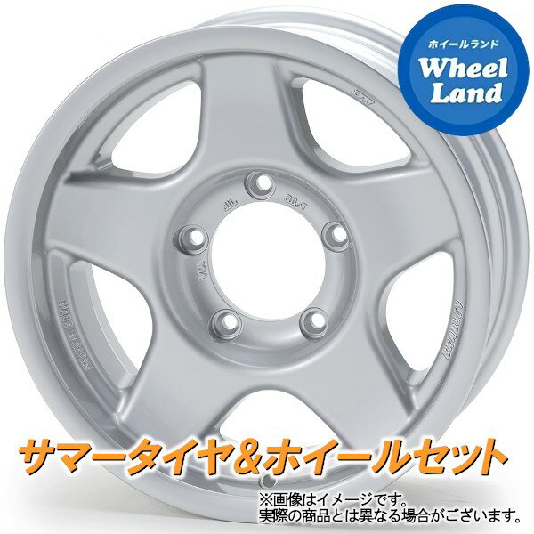 【20日(月)クーポンでお得!!】【タイヤ交換対象】スズキ ジムニー カスタムサイズ 4X4エンジニアリング ブラッドレー V ブライトシルバー トーヨー オープンカントリー RT 185/85R16 16インチ サマータイヤ ホイール セット 4本1台分