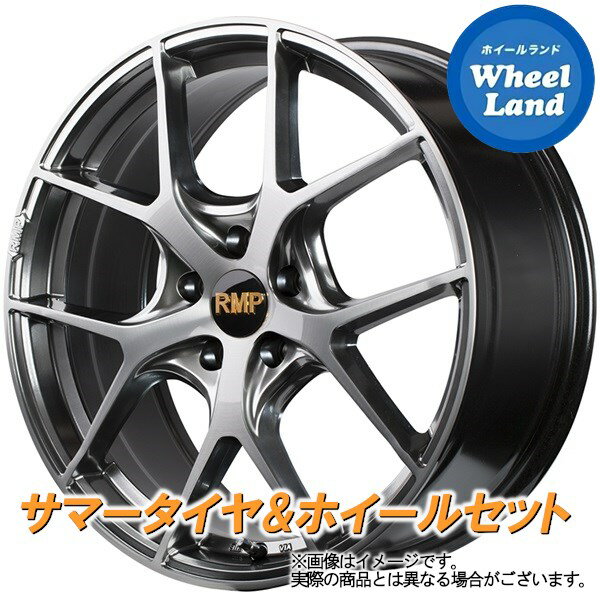 【25日(土)はお得な日!!】【タイヤ交換対象】トヨタ セルシオ 30系 MID RMP 025F HMC/ブラッシュドフィニッシュ BS ポテンザ アドレナリンRE004 245/45R18 18インチ サマータイヤ ホイール セット 4本1台分