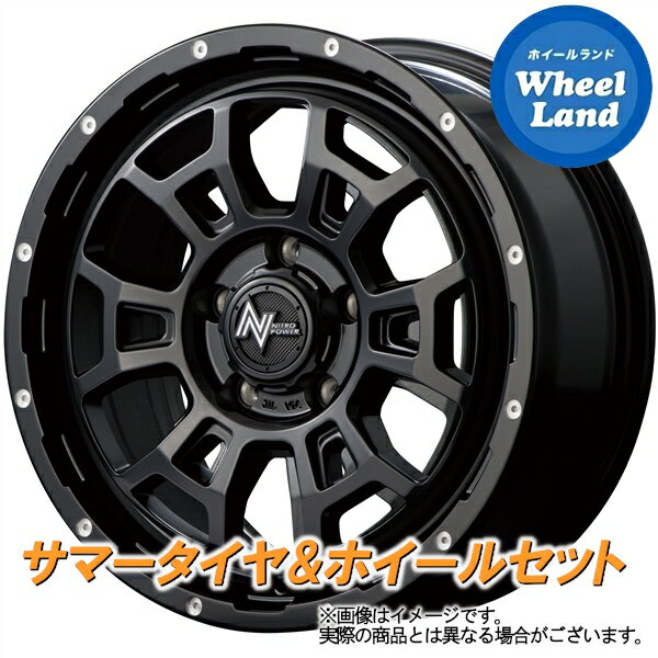 【20日(月)クーポンでお得!!】【タイヤ交換対象】ミツビシ デリカD:5 CV5W/CV1W 4WD MID ナイトロパワー H6スラッグ セミグロスBK/マシニング ダンロップ グラントレック AT5 215/70R16 16インチ サマータイヤ ホイール セット 4本1台分