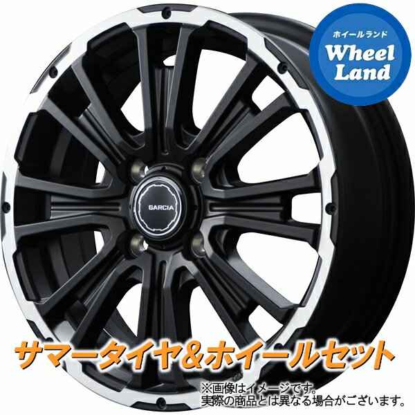 【5日(水)クーポンあり!!】【タイヤ交換対象】スズキ エブリィ DA64V MID ガルシア SSリボルバーKC SGBK/リボルバーP トーヨー オープンカントリー RT 145/80R12 12インチ サマータイヤ ホイール セット 4本1台分