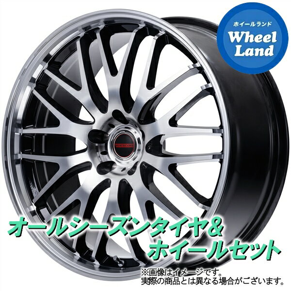 【15日(水)クーポンあり!!】【タイヤ交換対象】トヨタ エスティマ 50系 4WD MID ヴァーテックワン EXE10 V_S BK／ミラーカット ヨコハマ ブルーアース 4S AW21 215/60R17 17インチ オールシーズンタイヤ ホイール セット 4本1台分 1