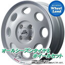 【2/20(火)クーポンに注目!!】【タイヤ交換対象】ホンダ N WGN JH系 NA車 4WD MID 299モッシュ マネキ Shiro ダンロップ オールシーズン MAXX AS1 155/65R14 14インチ オールシーズンタイヤ ホイール セット 4本1台分