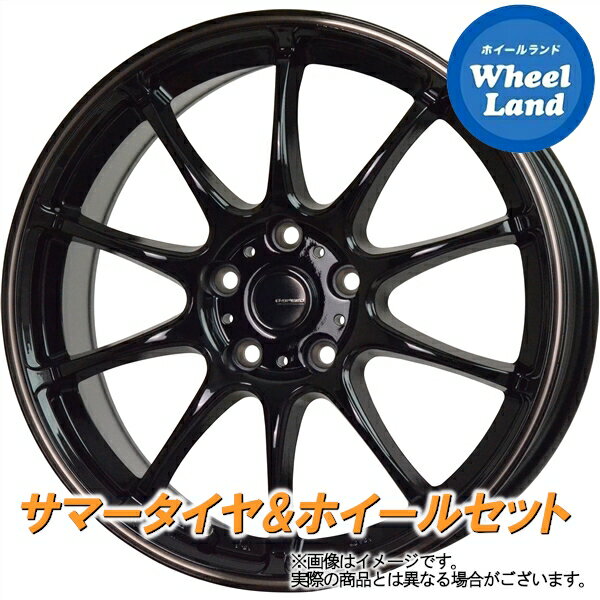 【20日(月)クーポンでお得!!】【タイヤ交換対象】ホンダ CR-V RM系 HOT STUFF Gスピード P-07 ブラック／ブロンズクリア ブリヂストン アレンザ ALENZA001 225/65R17 17インチ サマータイヤ ホイール セット 4本1台分