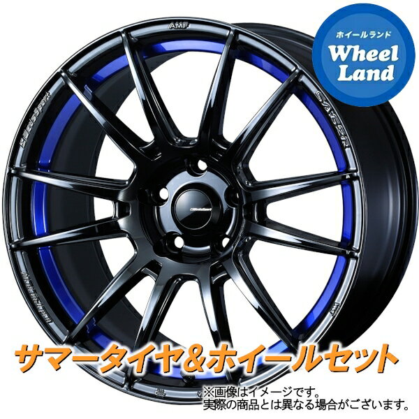 【5日(水)クーポンあり!!】【タイヤ交換対象】ニッサン ウイングロード Y12系 WEDS ウェッズスポーツ SA-62R BLC2 ブリヂストン ポテンザ RE71RS 205/45R17 17インチ サマータイヤ&ホイールセット 4本1台分