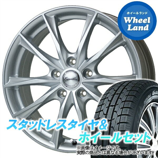 【20日(月)クーポンでお得!!】【タイヤ交換対象】トヨタ プレミオ 260系 ホットスタッフ エクシーダー E06 メタルシルバー トーヨー オブザーブ ガリットGIZ 215/45R17 17インチ スタッドレスタイヤ&ホイールセット 4本1台分