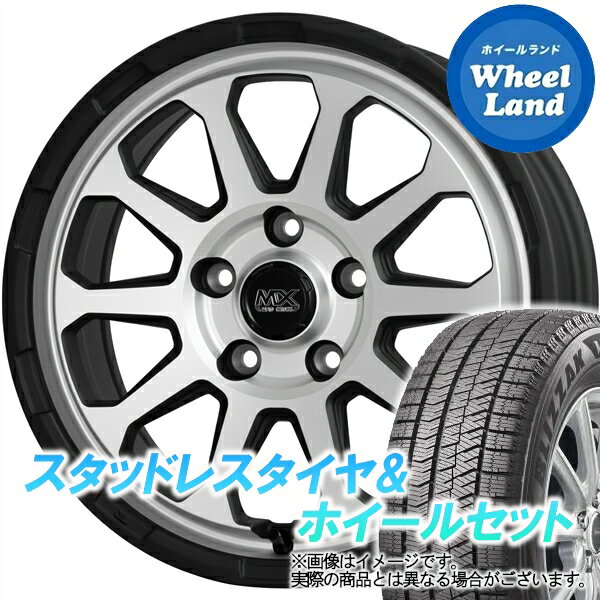 【25日(土)はお得な日!!】【タイヤ交換対象】ホンダ シビックハッチバック FL系 ホットスタッフ マッドクロス レンジャー マットS ブリヂストン ブリザック VRX2 215/50R17 17インチ スタッドレスタイヤ&ホイールセット 4本1台分