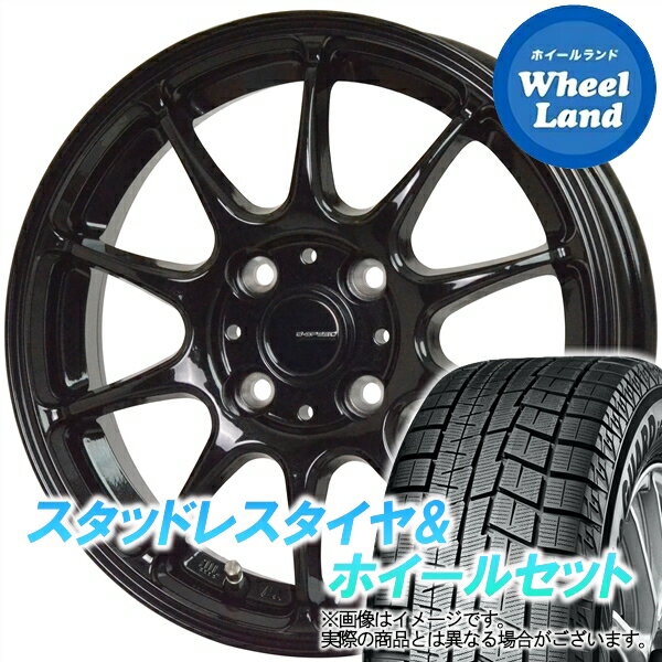 【1日(土)ワンダフル&クーポン!!】【タイヤ交換対象】ダイハツ ミラジーノ L650系 ホットスタッフ Gスピード G-07 メタリックブラック ヨコハマ アイスガード 6 IG60 145/80R13 13インチ スタッドレスタイヤ&ホイールセット 4本1台分