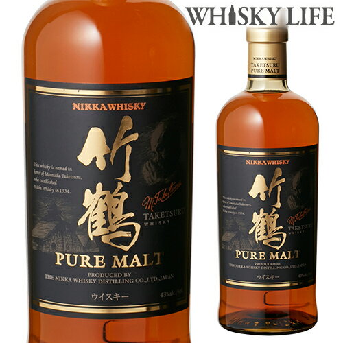 ニッカ 竹鶴 ピュアモルト 43度 700ml [ウイスキー][ウィスキー]japanese whisky