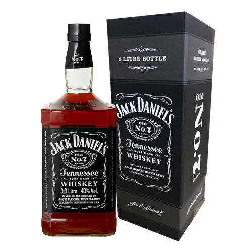 ジャックダニエル ブラック オールドNo.7 正規品 箱付 3L 3000ml[長S