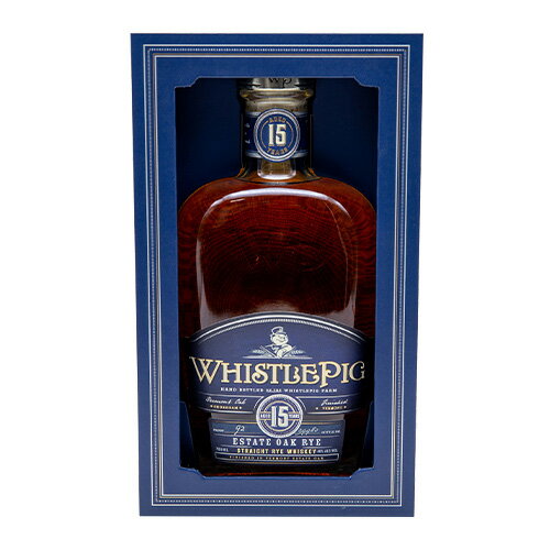 【全品P3倍 5/18限定】ホイッスルピッグ 15年 エステートオーク ライ 700ml 43度 ライ ウイスキー アメリカ whisky 長S