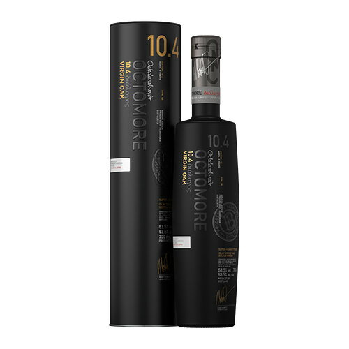 【全品P3倍 5/20限定】オクトモア 10.4 ヴァージンオーク OCTOMORE 10.4 VIRGIN OAK 63.5度 700ml ブルイックラディ 蒸溜所 アイラ シングルモルト ウイスキー ノンチル ノンカラー 新樽 3年熟成 虎S