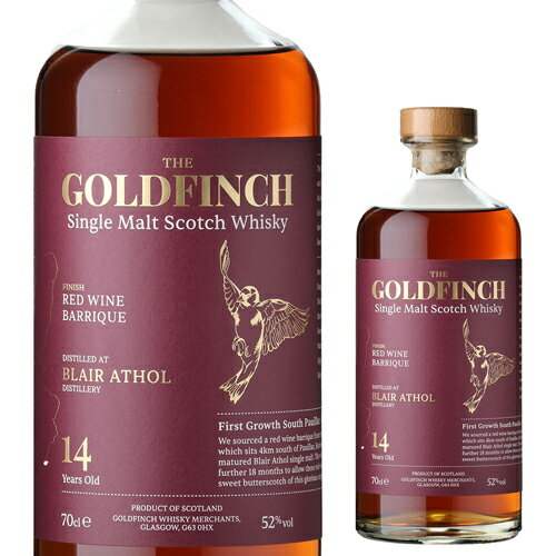 ブレアアソール 14年 赤ワインバリック 南ポイヤック 700ml 52度 ザ ゴールドフィンチ ワインシリーズ ブレアソール ハイランド スコットランド ウイスキー シングルモルト 虎S