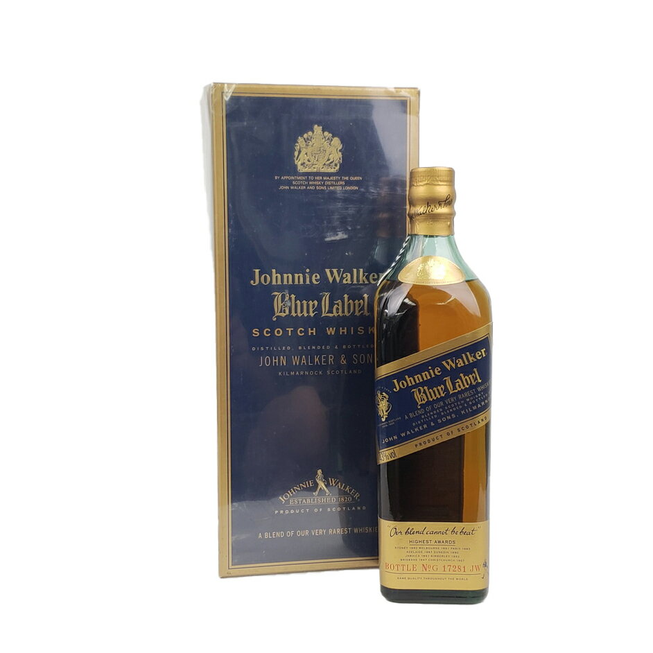 ジョニーウォーカー　ブルーラベル　スコッチウイスキー　43%　750ml　箱付き／Johnnie Walker Blue Label