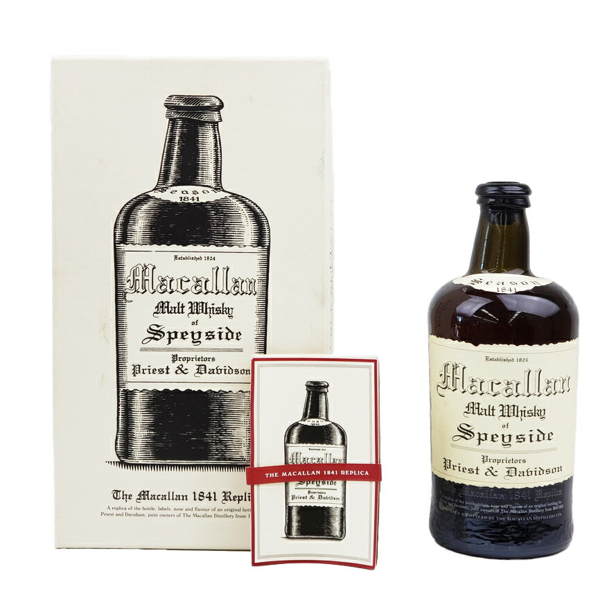 マッカラン　1841レプリカ　モルトウイスキー　41.7%　700ml　箱付き /Macallan 1841 Replica Malt Whisky 700ml