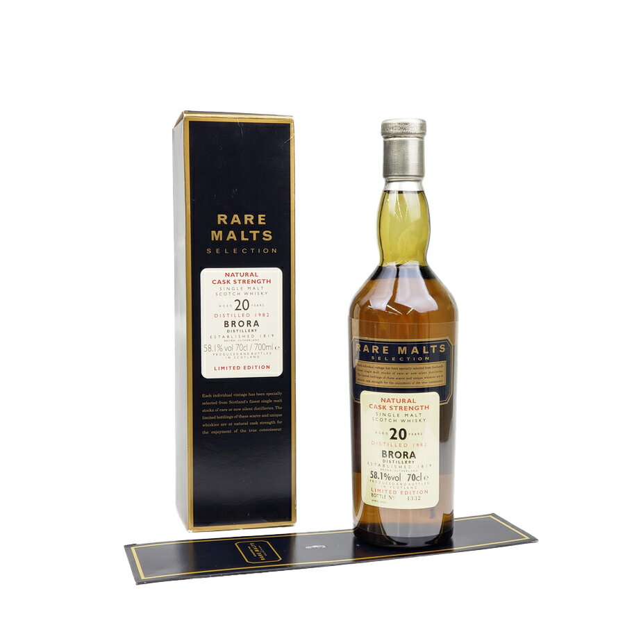 ֥ 20ǯ 1982-2003 쥢ȥ쥯󥷥꡼ 58.1% 700ml Ȣա Brora 20 years old 1982-2003 Rare Malt Selection Series