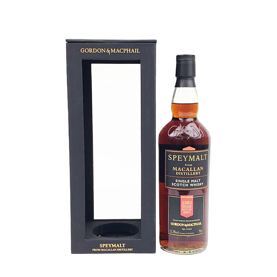 マッカラン 20年 2001-2021 シングルカスク シェリーホグスヘッド #3441 Gordon & MacPhail 239本限定 53.3% 700ml 箱付 ／Macallan 20 Year Old 2001-2021 Single Cask Sherry Hogshead #3441 Gordon & MacPhail Limited to 239 bottles