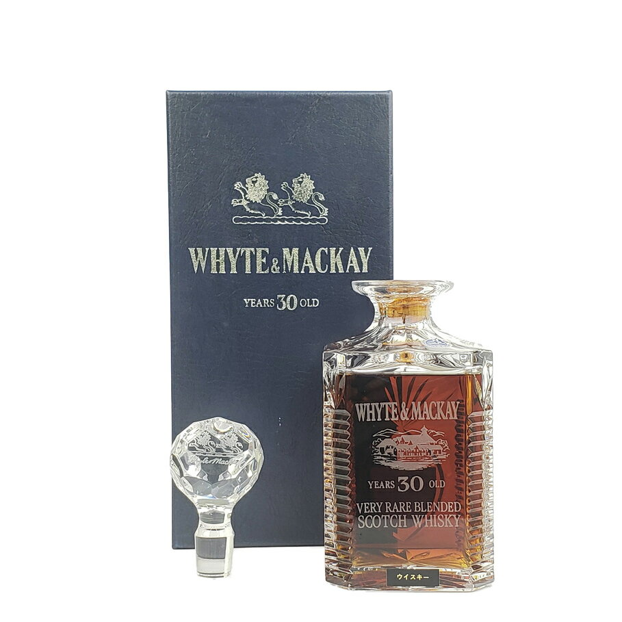 ホワイト＆マッカイ 30年 グレンケアンクリスタル 43% 750ml 箱/替え栓付/White & Mackay 30 Year Old Glencairn Crystal