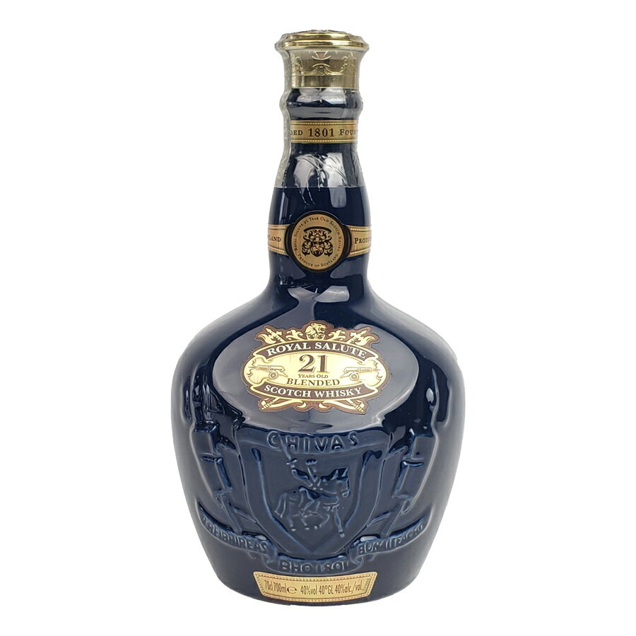 ロイヤルサルート 21年 青陶器ボトル 40% 700ml 箱/巾着付 / Royal Salute 21 years