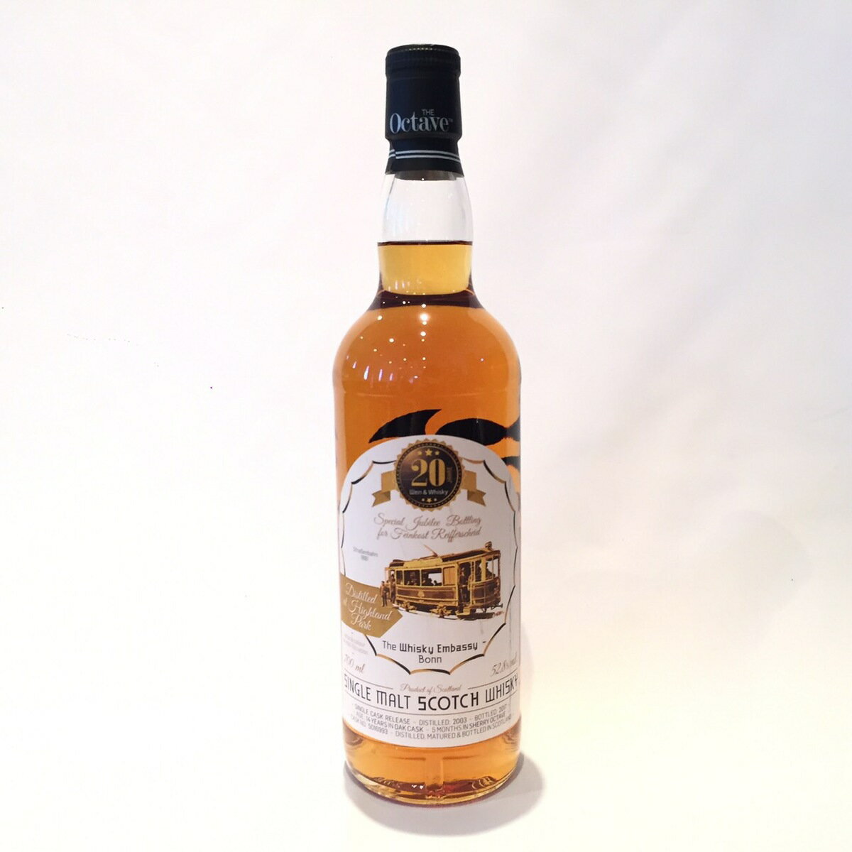 ハイランドパークHighland ParkDuncan Taylor & Co. Ltd.the OctaveSpecial Jubilee Bottlingfor Feinkost Reifferscheid2003 - 201752.8% vol. / 700 mlOak Cask maturedSherry Octave Finish