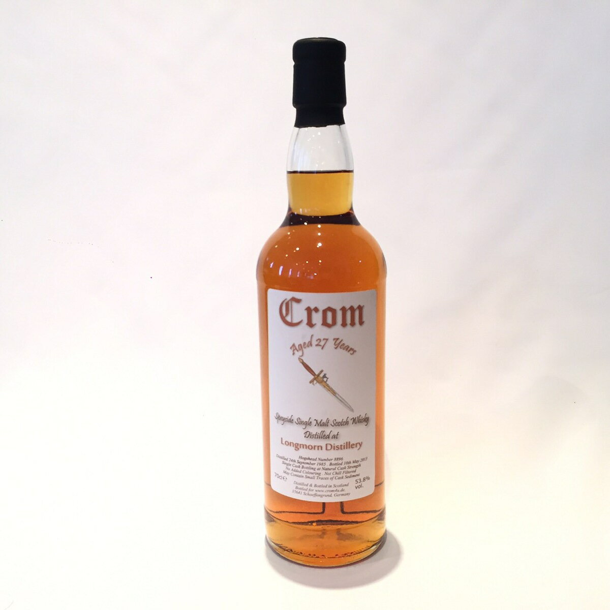 ロングモーン Longmorn www.crom4u.de 1985 - 2013 27 Years old 53.8% vol. / 70cl Cask 8896 Hogshead matured