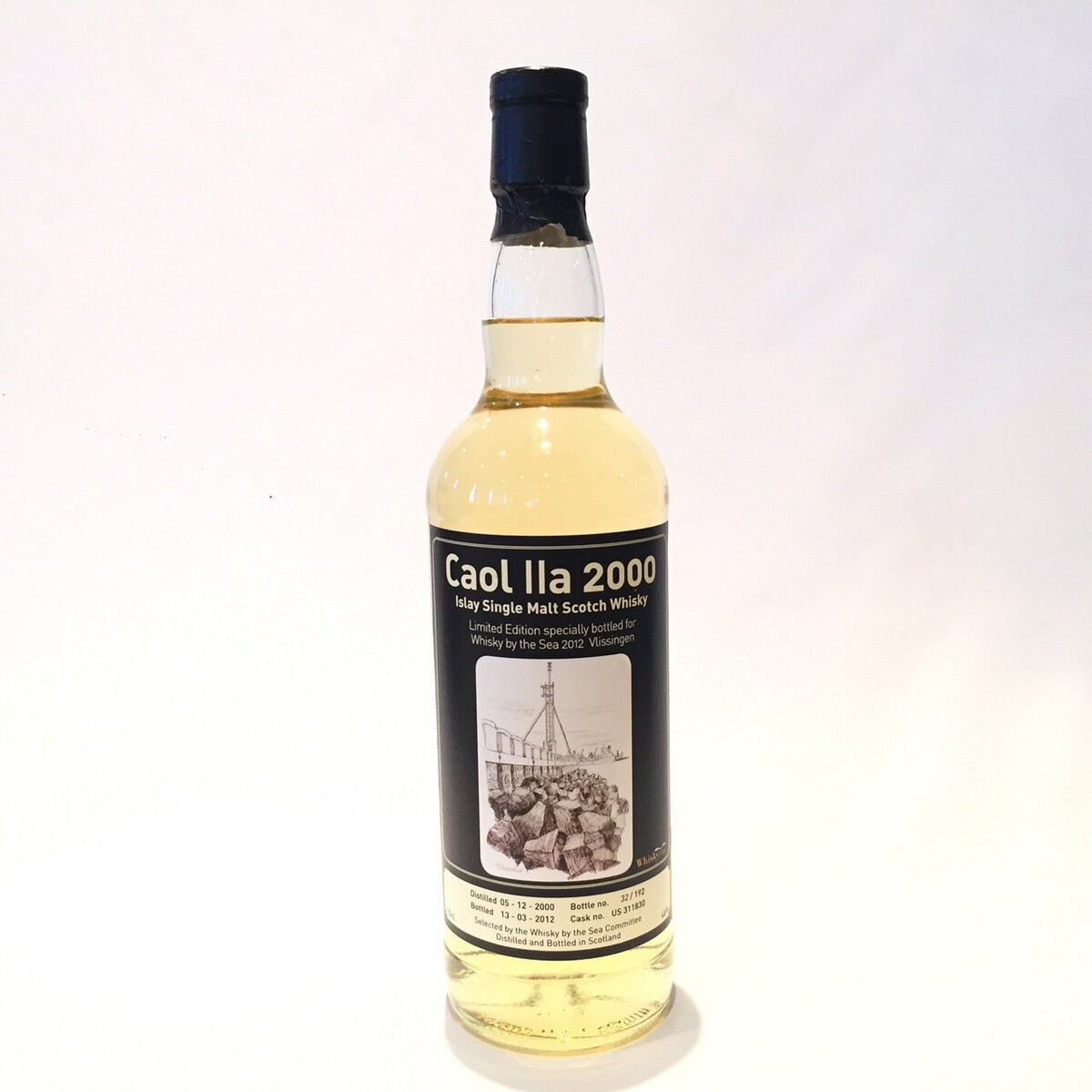 カリラ Caol Ila Bottled for Whisky by the Sea Vlissingen 2000 - 2012 46% vol / 70cl Cask USA 311830 One of 192