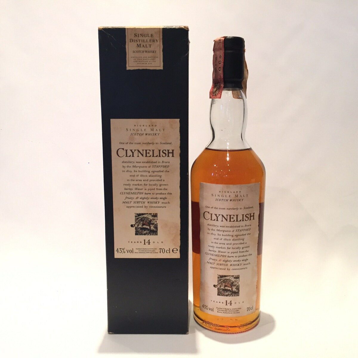 CLYNELISH クライヌリッシュClynelishOriginal BottlingFlora & Fauna14 Years old43% vol / 7