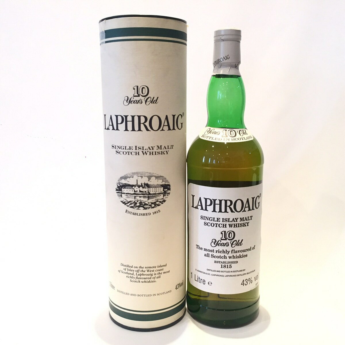 LAPHROAIG ラフロイグ Laphroaig Original Bottling 10 Years old 43% vol / 1 Litre