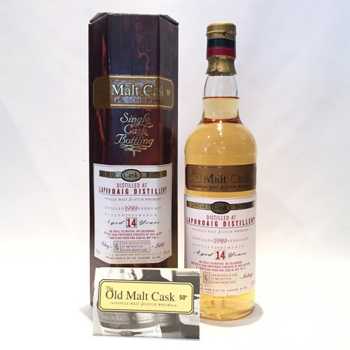 tCOLaphroaigDouglas Laing & Co. Ltd.The Old Malt Cask1989 - 200314 Years old50% ALC/VOL / 700 mlCask DL REF 742