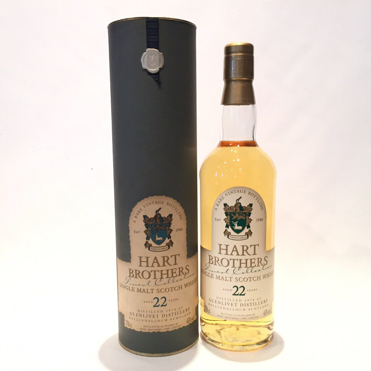 Oxbg n[guU[Y GLENLIVET HART BROTHERS 1974Aged 22 Years43%vol / 70cl