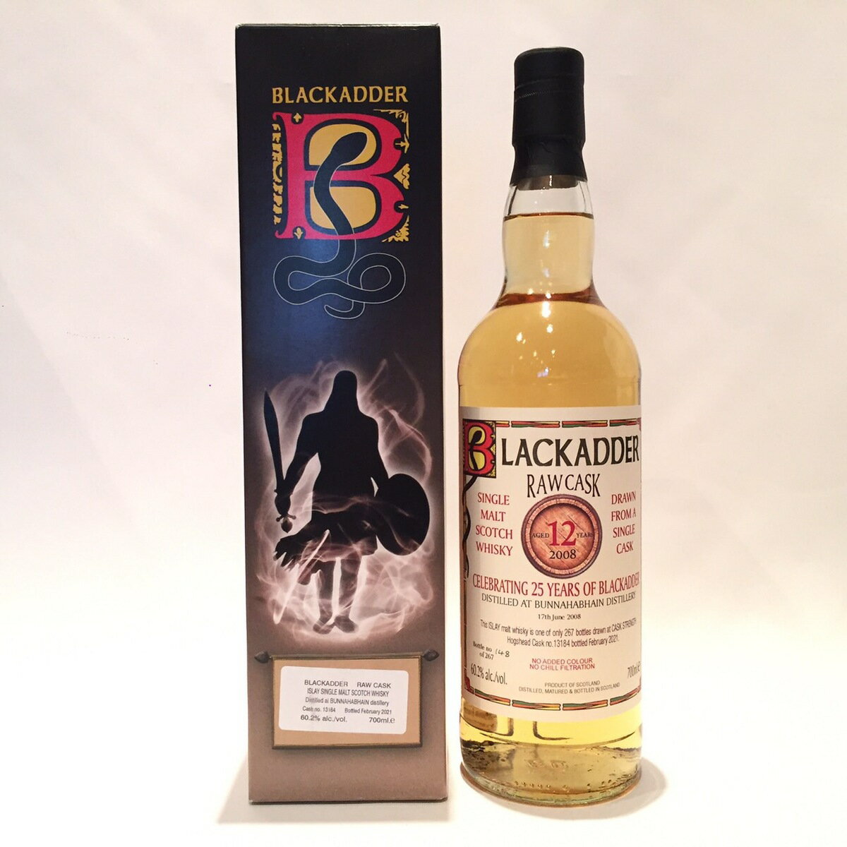 BUNNAHABHAIN ブラッカダーブナハーブン Black Adder BUNNAHABHAIN 2008-2021 Aged 12 years 62.2% al