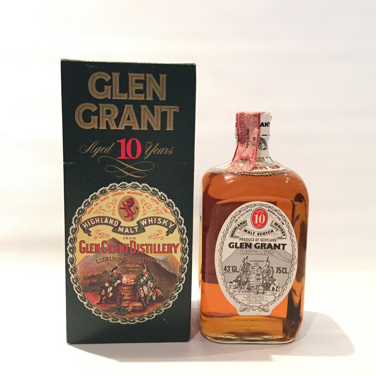 グレングラント グレングラントGlen GrantOriginal Bottling10 Years old43° GL. / 75 CL.Giovinet