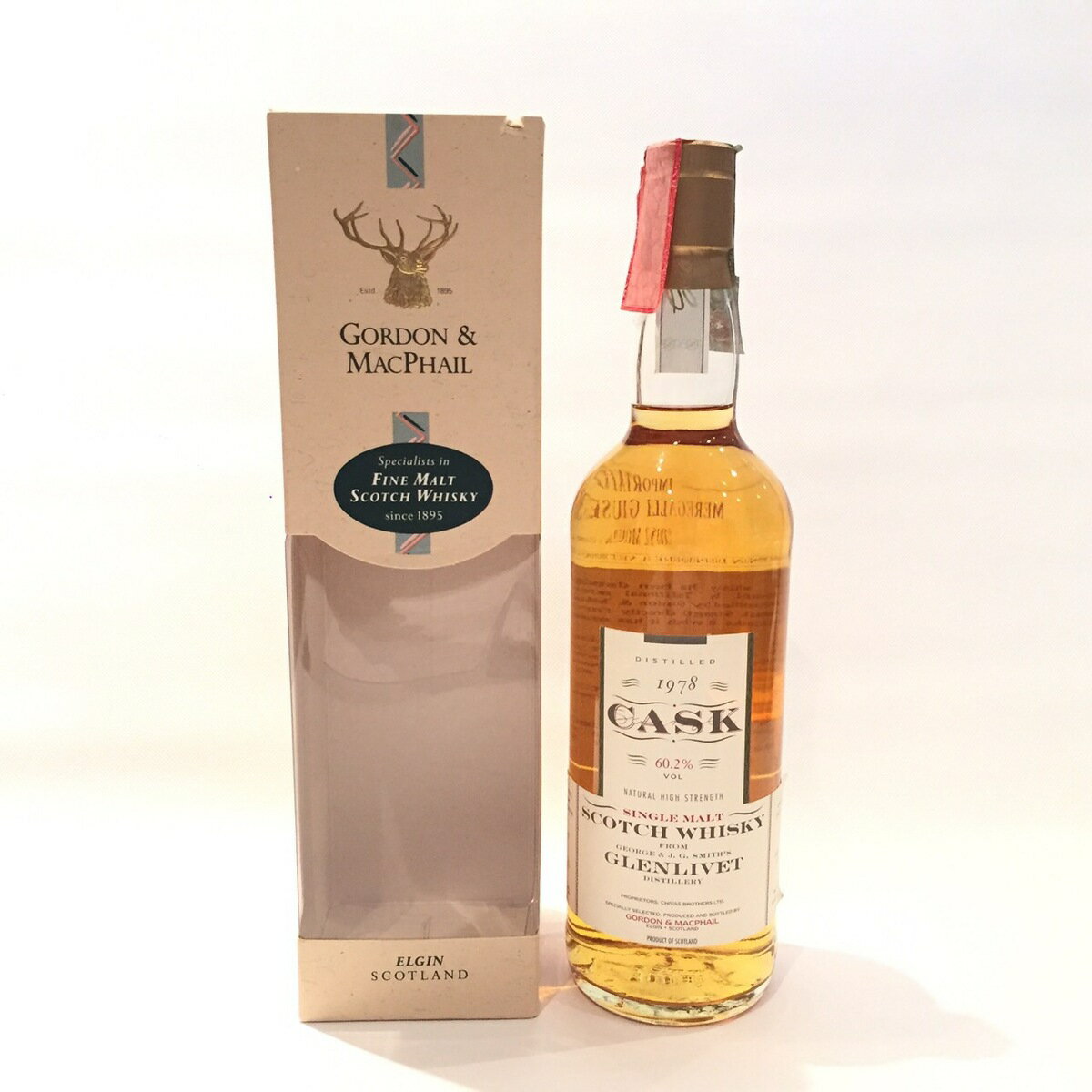 グレンリベットGlenlivetGordon & MacPhail1978 - 199660.2% VOL / 70clCask StrengthCask 16419-16423