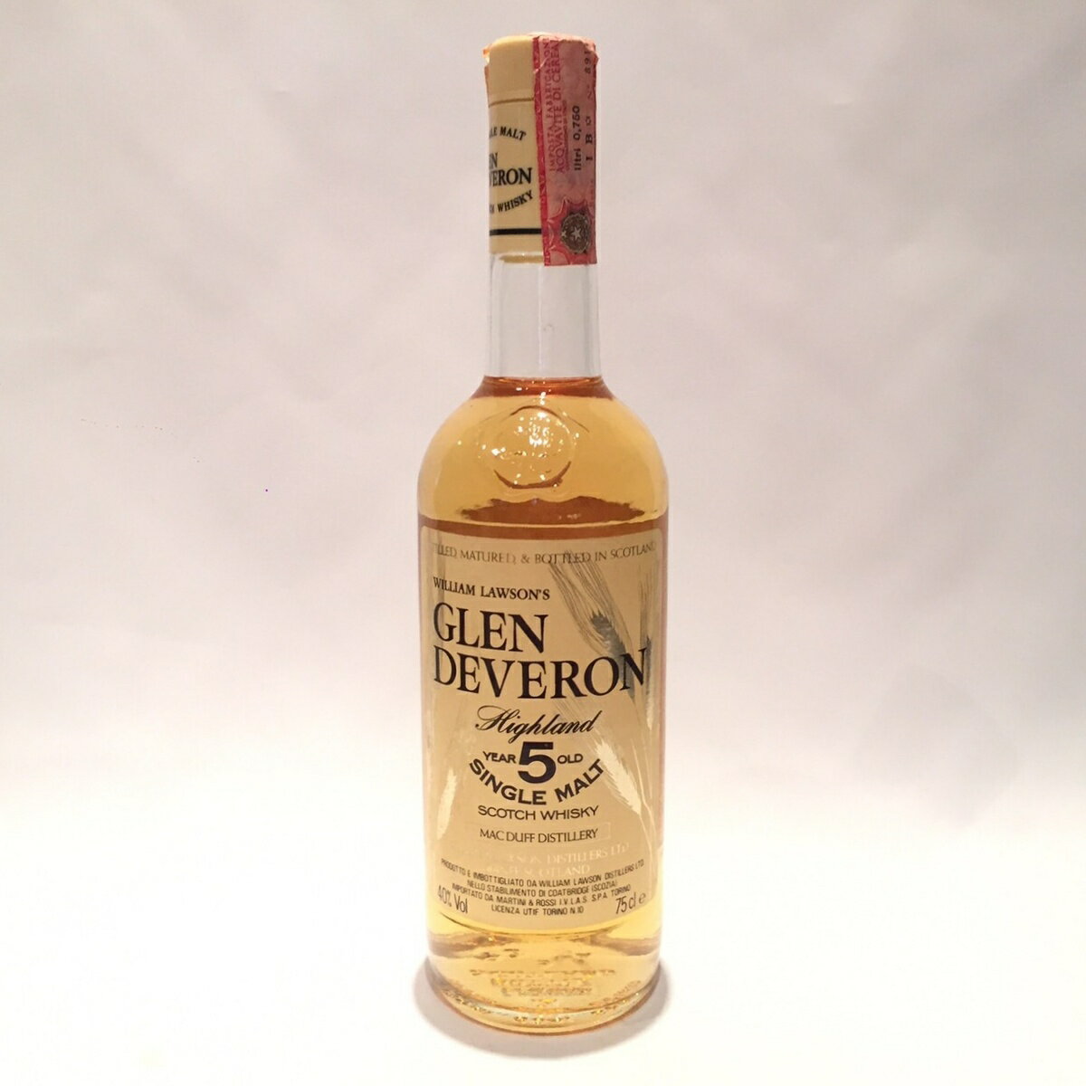 MACDUFF マクダフMacduffGlen DeveronOriginal Bottling5 Years old40% Vol / 75 clMart