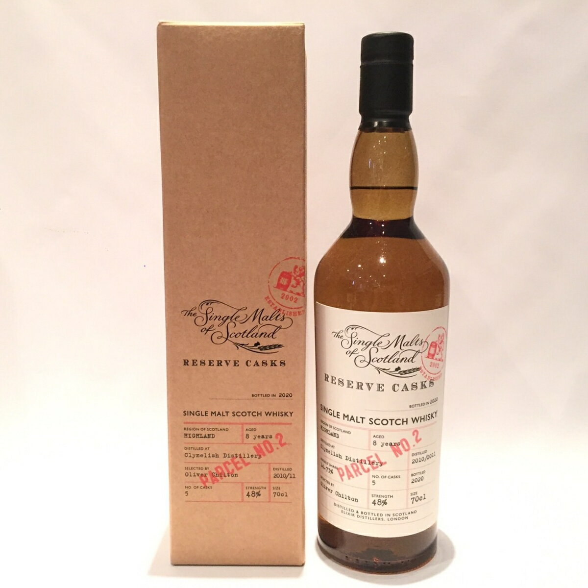 クライヌリッシュClynelishElixir DistillersThe Single Malts of Scotland2010/2011 - 20208 Years old48% / 70clParcel No.2