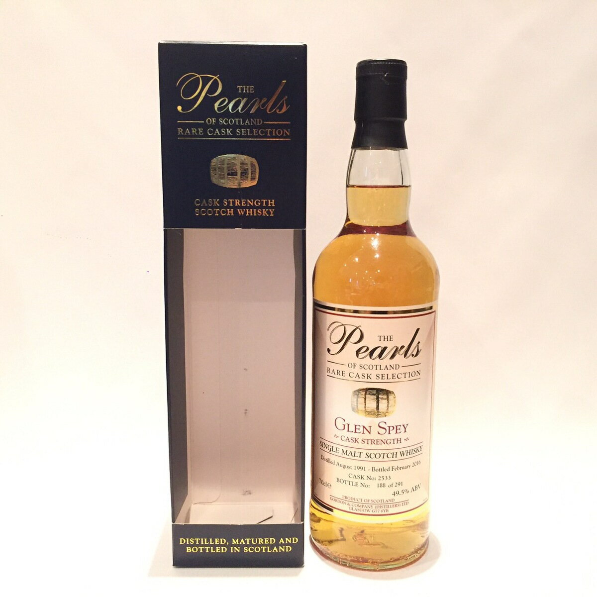 グレンスペイGlen SpeyGordon & Company (Distillers) LTDThe Pearls of Scotland - Rare Cask Selection1991 - 201649.5% ABV / 70cl Cask 2533