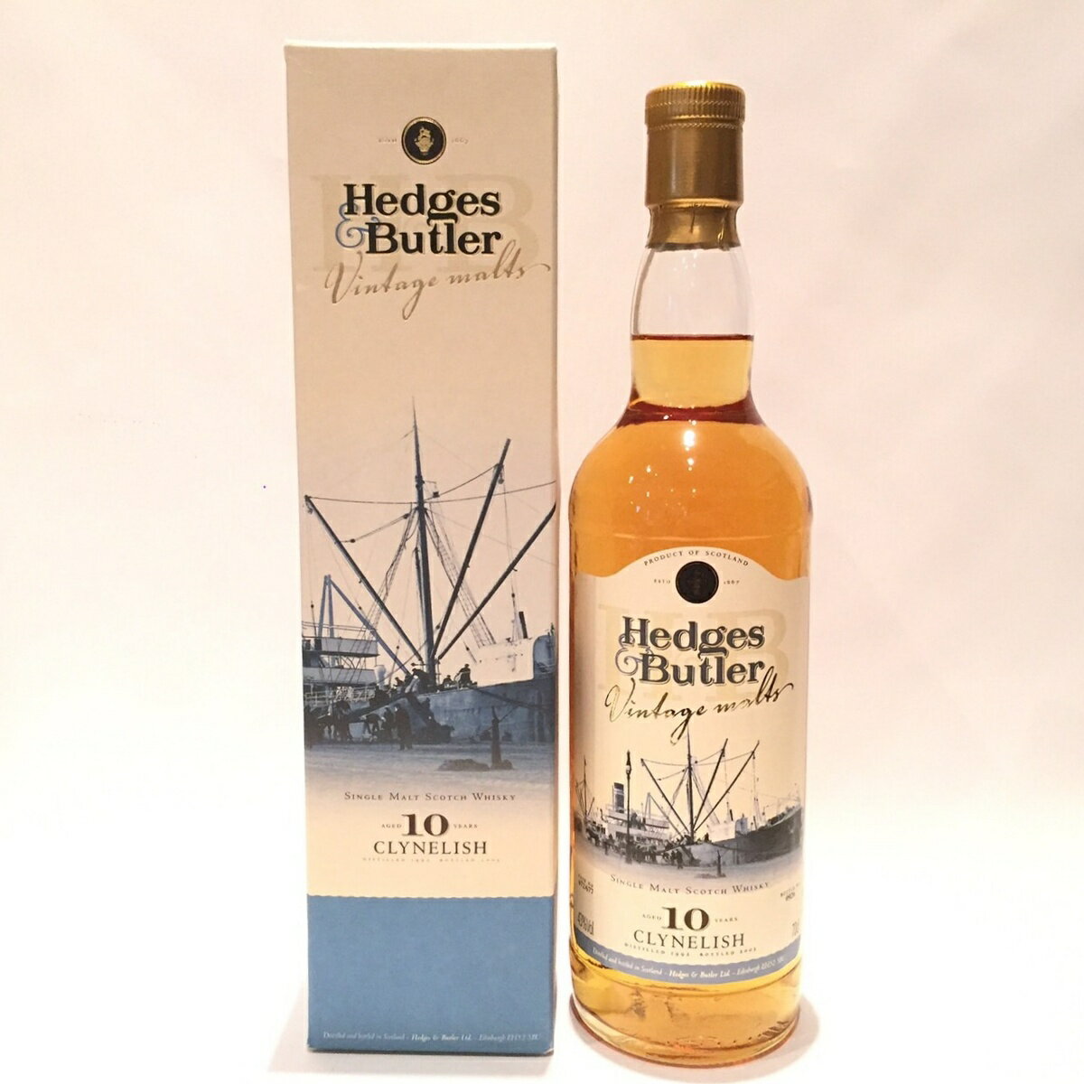 クライヌリッシュ Clynelish Hedges & Butler Ltd . Vintage Malts 1992 - 2003 10 Years old 43%Vol / 70cl Cask 672/677