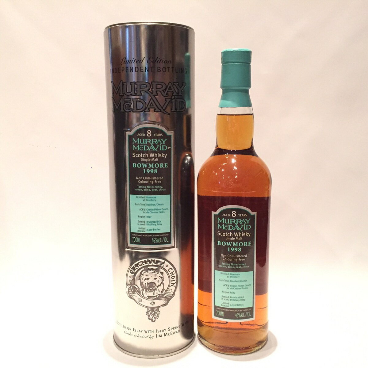 BOWMORE ボウモアBowmoreMurray McDavid1998 - 20068 Years old46%ALC./VOL. / 700MLBou